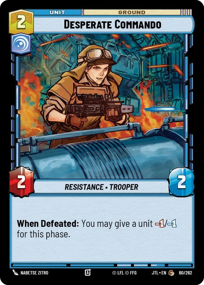 Desperate Commando — Jump to Lightspeed — Star Wars: Unlimited