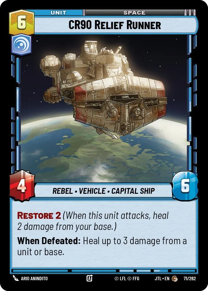 CR90 Humanitaire — Jump to Lightspeed — Star Wars: Unlimited