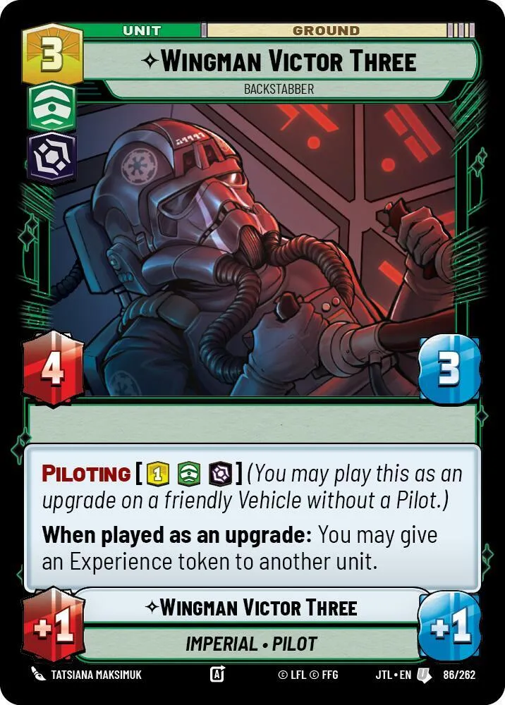 Ailier Victor Trois - Backstabber — Jump to Lightspeed — Star Wars: Unlimited