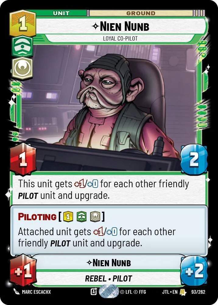 Nien Nunb - Loyal Co-Pilot — Jump to Lightspeed — Star Wars: Unlimited