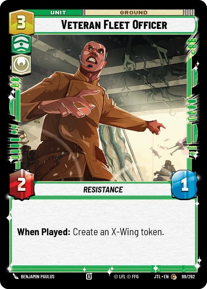 Officier de Flotte Vétéran — Jump to Lightspeed — Star Wars: Unlimited