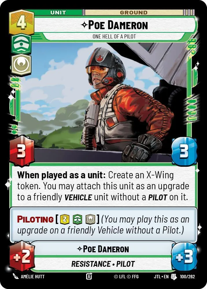 Poe Dameron - Un Sacré Pilote — Jump to Lightspeed — Star Wars: Unlimited