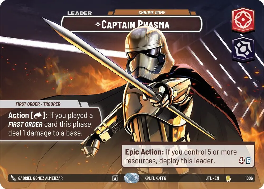 Captain Phasma - Chrome Dome — Jump to Lightspeed — Star Wars: Unlimited