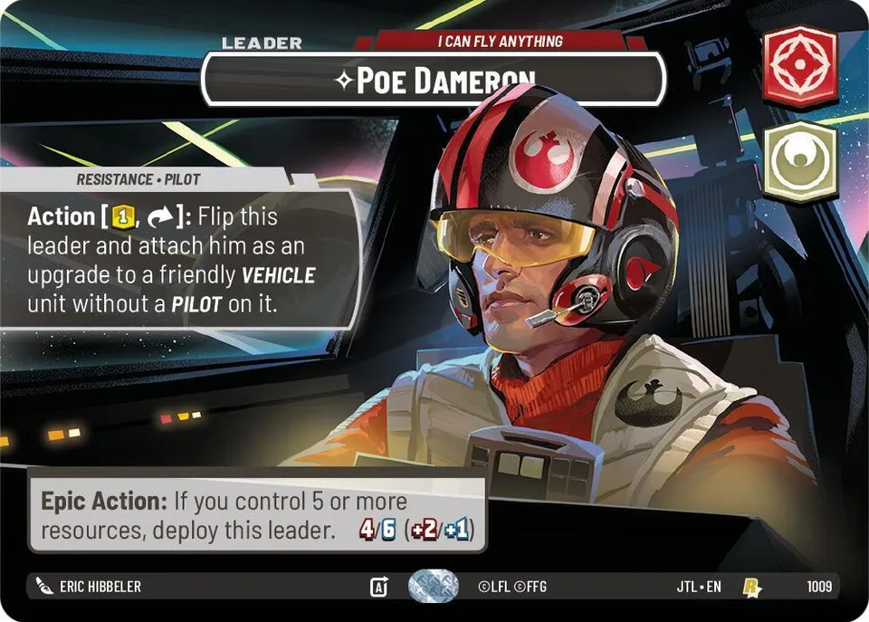Poe Dameron - I Can Fly Anything from Jump to Lightspeed - Star Wars: Unlimited