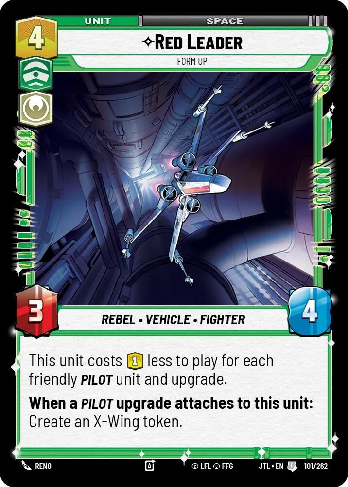 Red Leader - Regroupez-Vous — Jump to Lightspeed — Star Wars: Unlimited