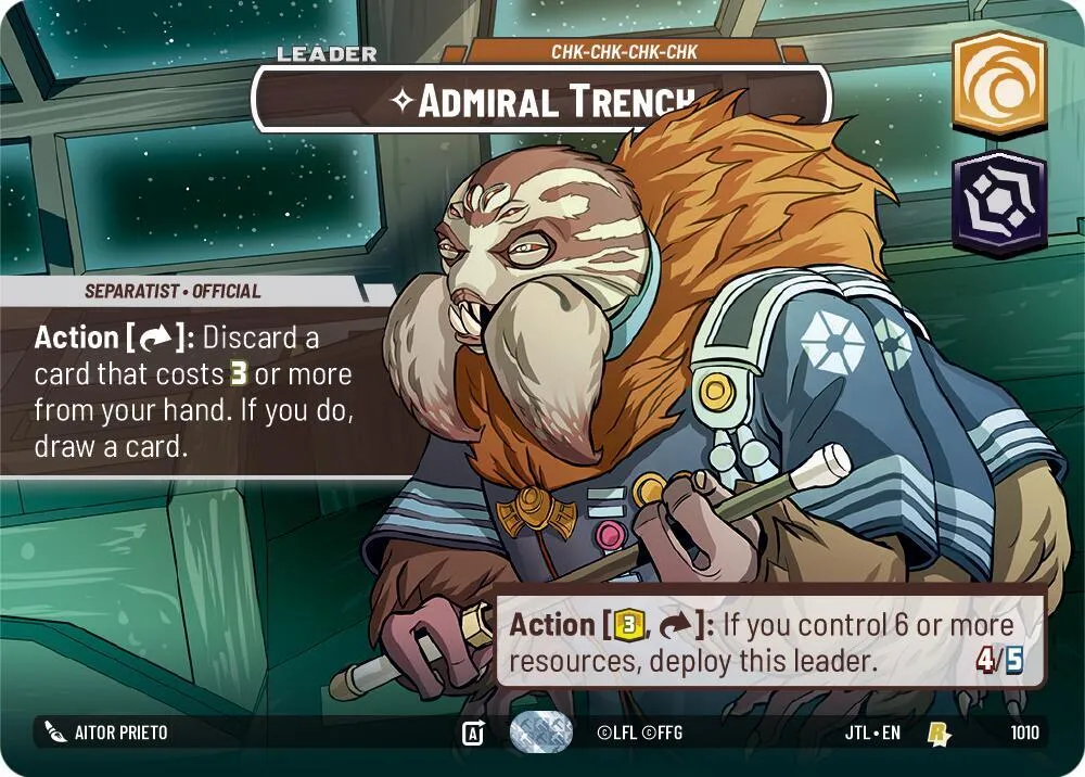 Admiral Trench - Chk-chk-chk-chk — Jump to Lightspeed — Star Wars: Unlimited