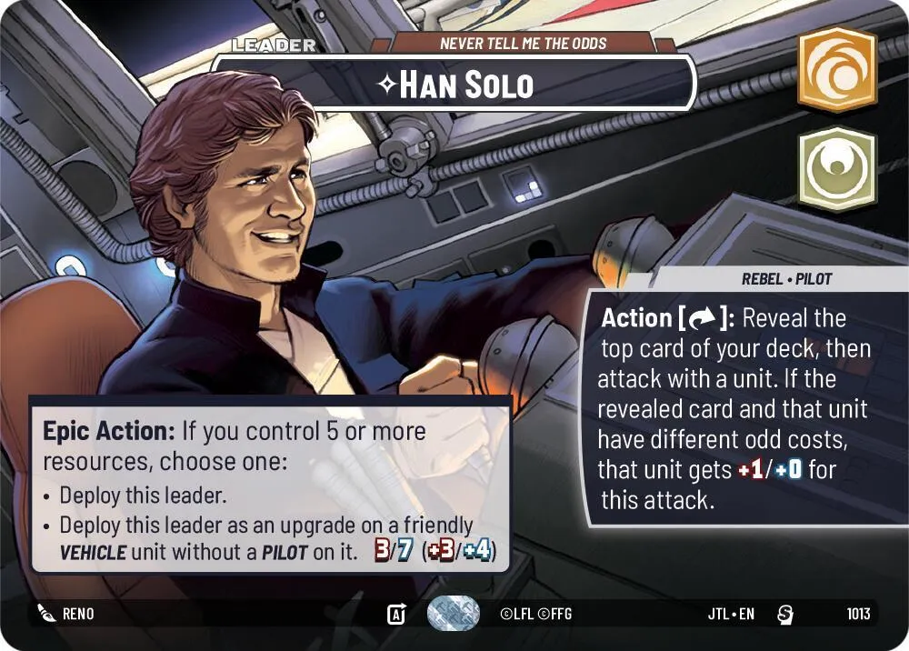 Han Solo - Moi Et Les Probabilités — Jump to Lightspeed — Star Wars: Unlimited