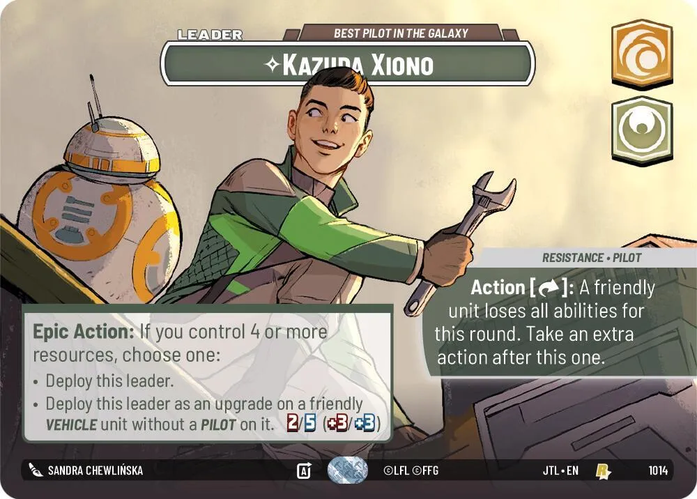 Kazuda Xiono - Best Pilot in the Galaxy — Jump to Lightspeed — Star Wars: Unlimited