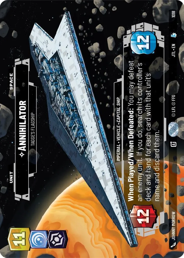 Annihilator - Tagge's Flagship — Jump to Lightspeed — Star Wars: Unlimited