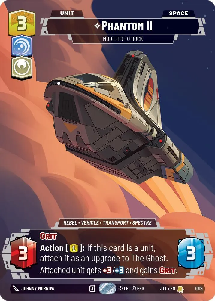 Phantom II - Modified to Dock — Jump to Lightspeed — Star Wars: Unlimited