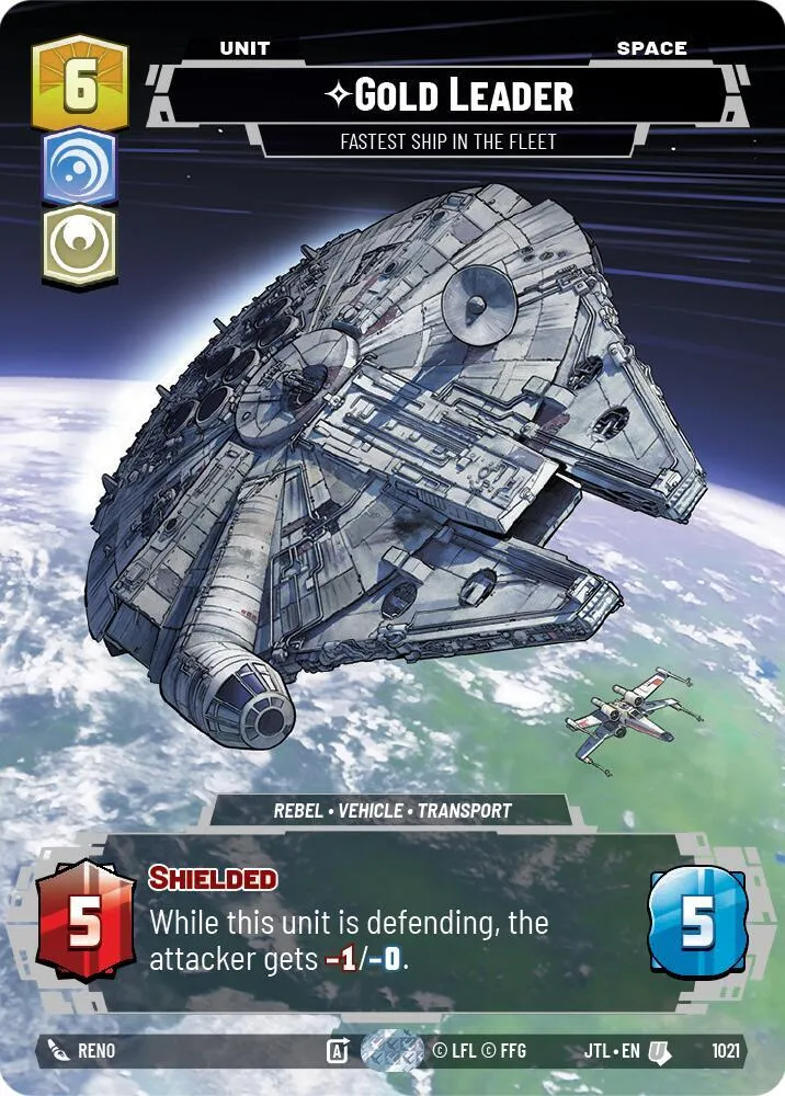 Gold Leader - Fastest Ship in the Fleet — Jump to Lightspeed — Star Wars: Unlimited