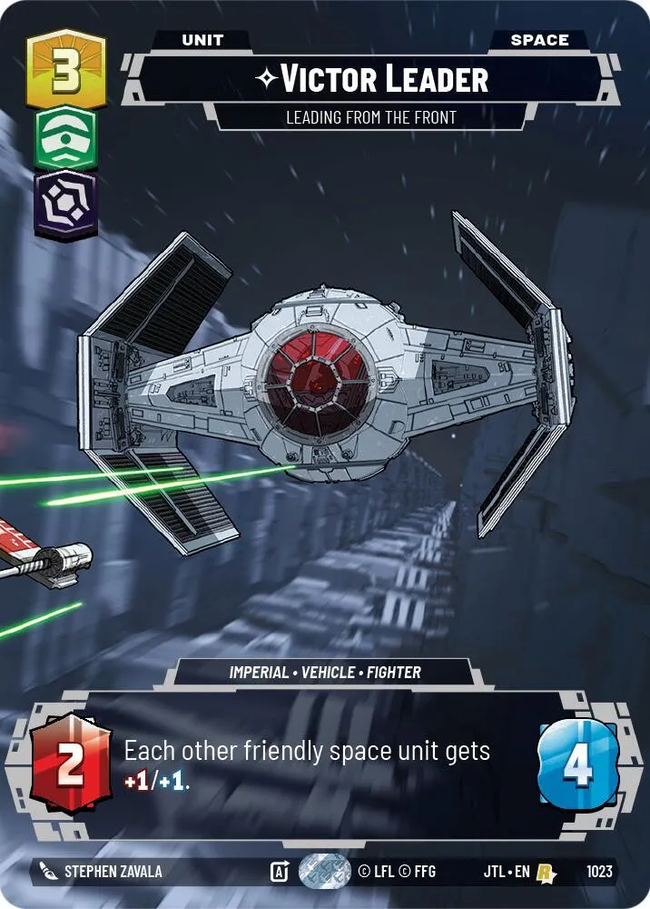 Victor Leader - Leading from the Front from Jump to Lightspeed - Star Wars: Unlimited