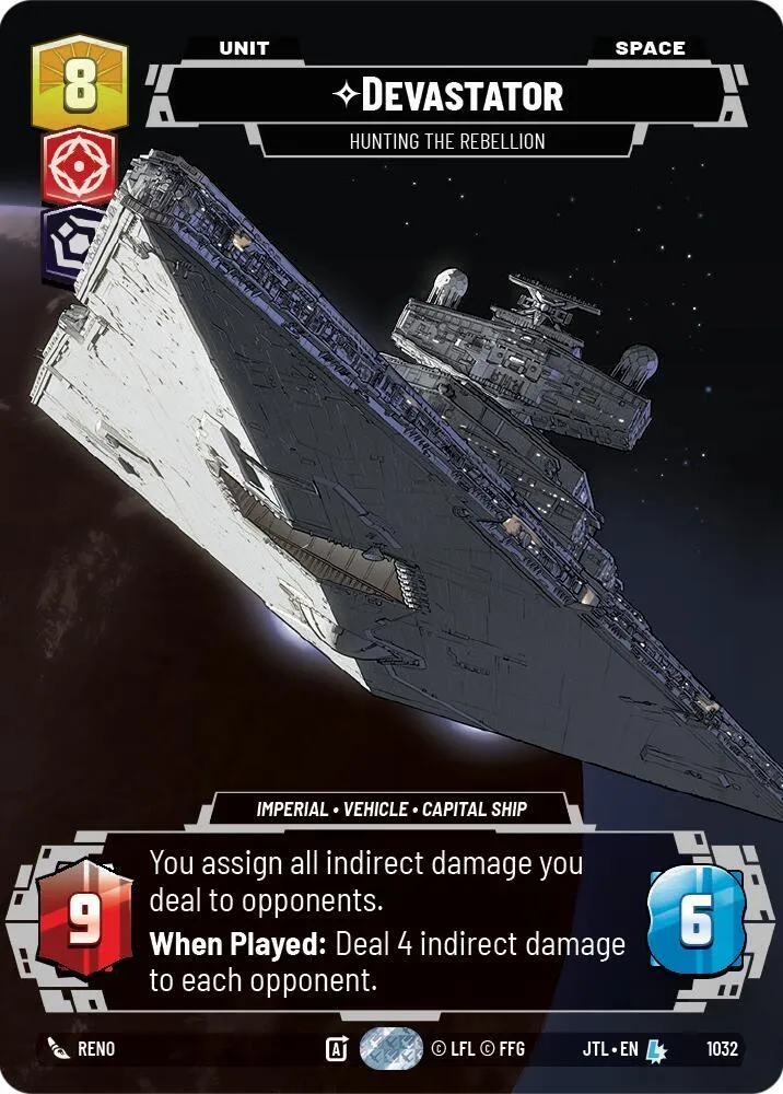 Devastator - Hunting the Rebellion — Jump to Lightspeed — Star Wars: Unlimited