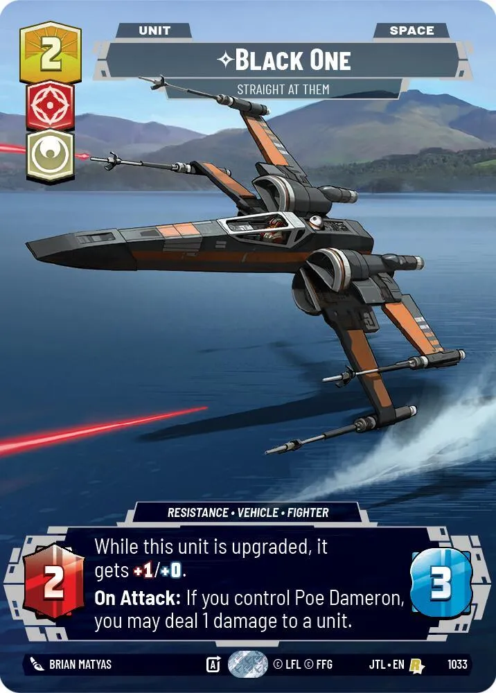 Black One - Straight At Them — Jump to Lightspeed — Star Wars: Unlimited