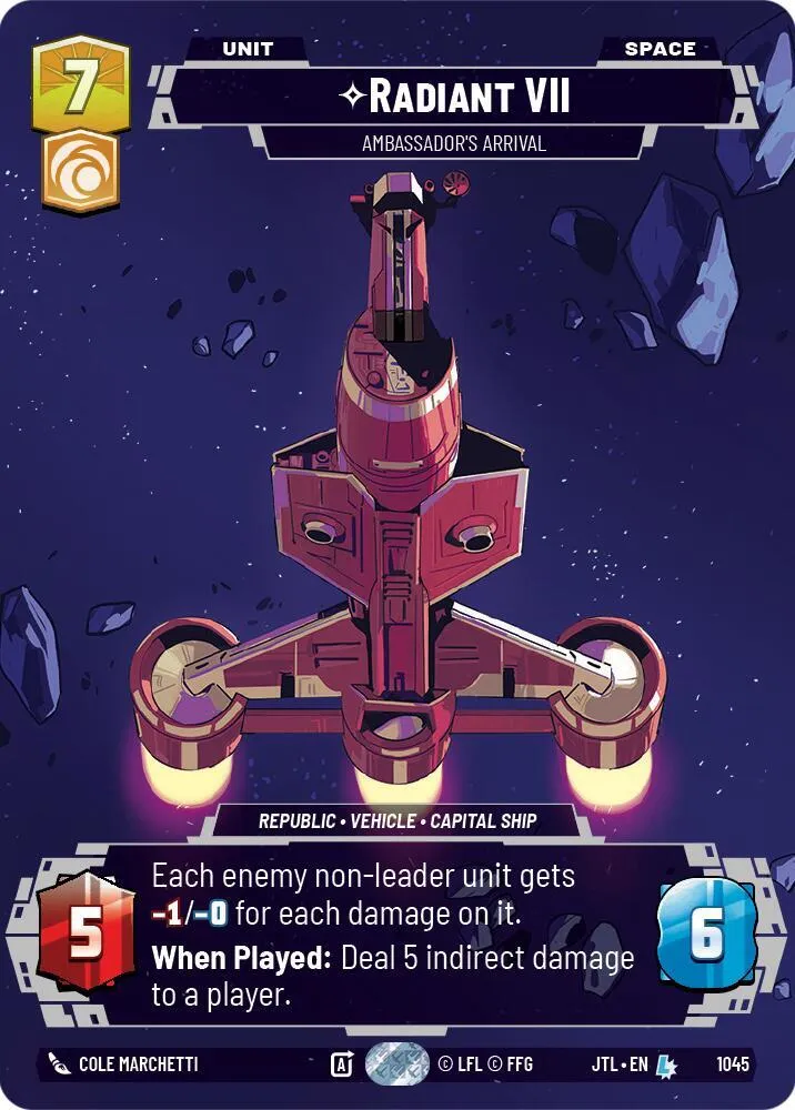 Radiant VII - Ambassadors' Arrival — Jump to Lightspeed — Star Wars: Unlimited