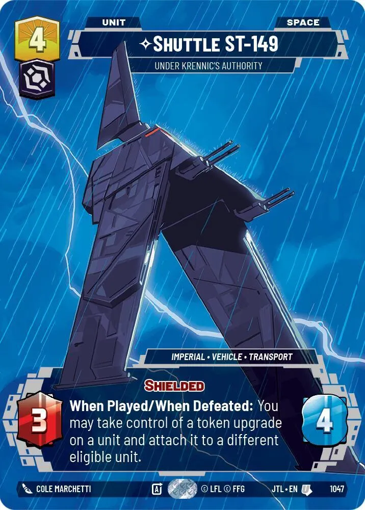 Shuttle ST-149 - Under Krennic's Authority — Jump to Lightspeed — Star Wars: Unlimited
