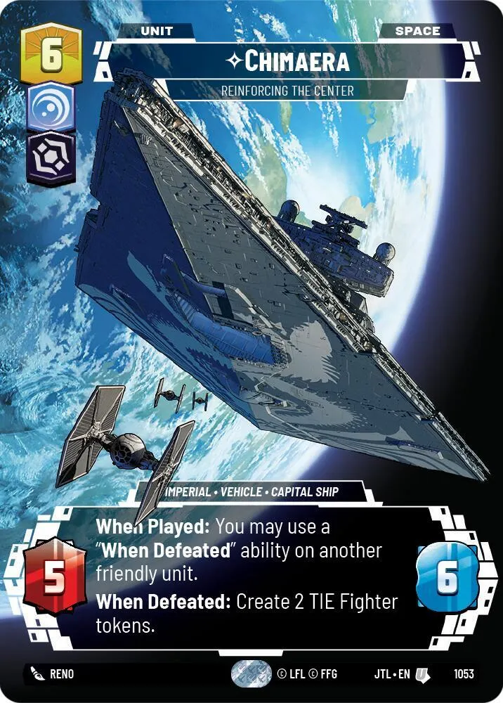 Chimaera - Reinforcing the Center — Jump to Lightspeed — Star Wars: Unlimited
