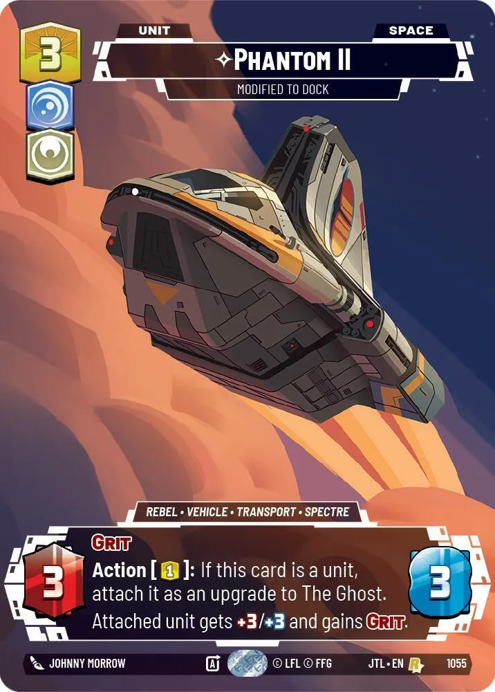 Phantom II - Modified to Dock — Jump to Lightspeed — Star Wars: Unlimited