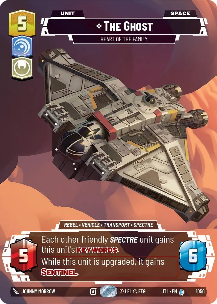 The Ghost - Heart of the Family — Jump to Lightspeed — Star Wars: Unlimited