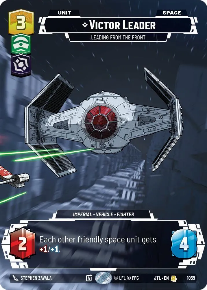 Victor Leader - Leading from the Front — Jump to Lightspeed — Star Wars: Unlimited