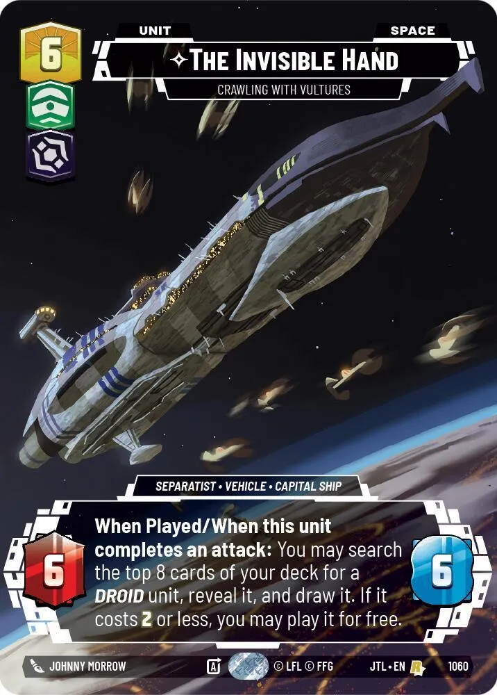 The Invisible Hand - Crawling With Vultures — Jump to Lightspeed — Star Wars: Unlimited