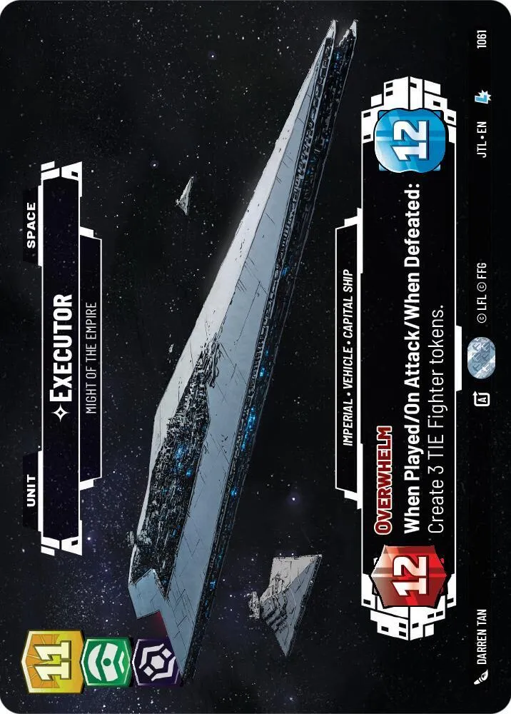 Executor - Might of the Empire — Jump to Lightspeed — Star Wars: Unlimited
