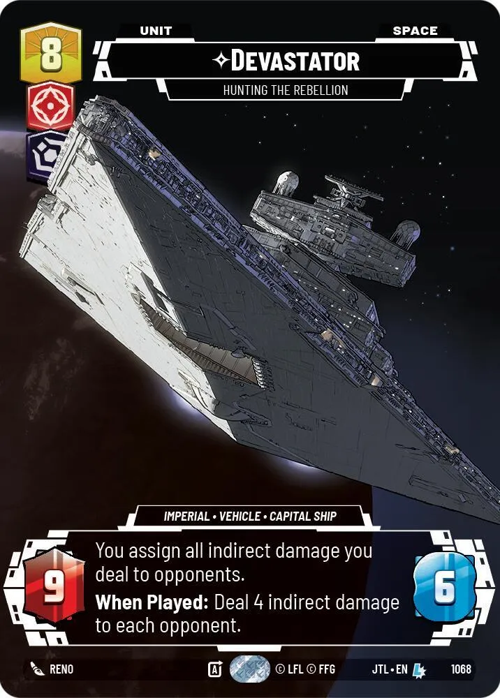 Devastator - Hunting the Rebellion — Jump to Lightspeed — Star Wars: Unlimited