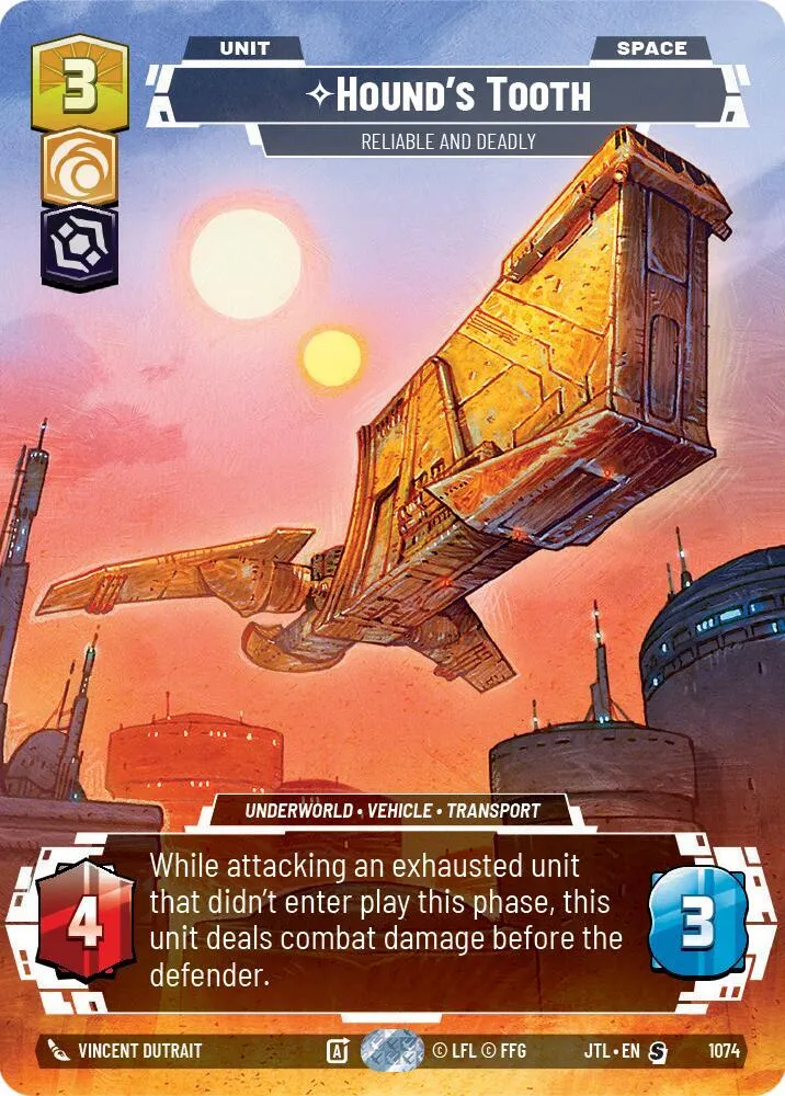 Hound's Tooth - Reliable and Deadly — Jump to Lightspeed — Star Wars: Unlimited