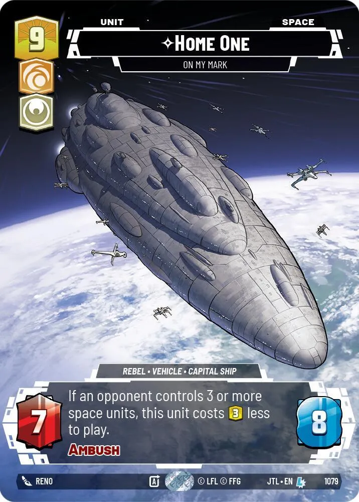 Home One - On My Mark — Jump to Lightspeed — Star Wars: Unlimited