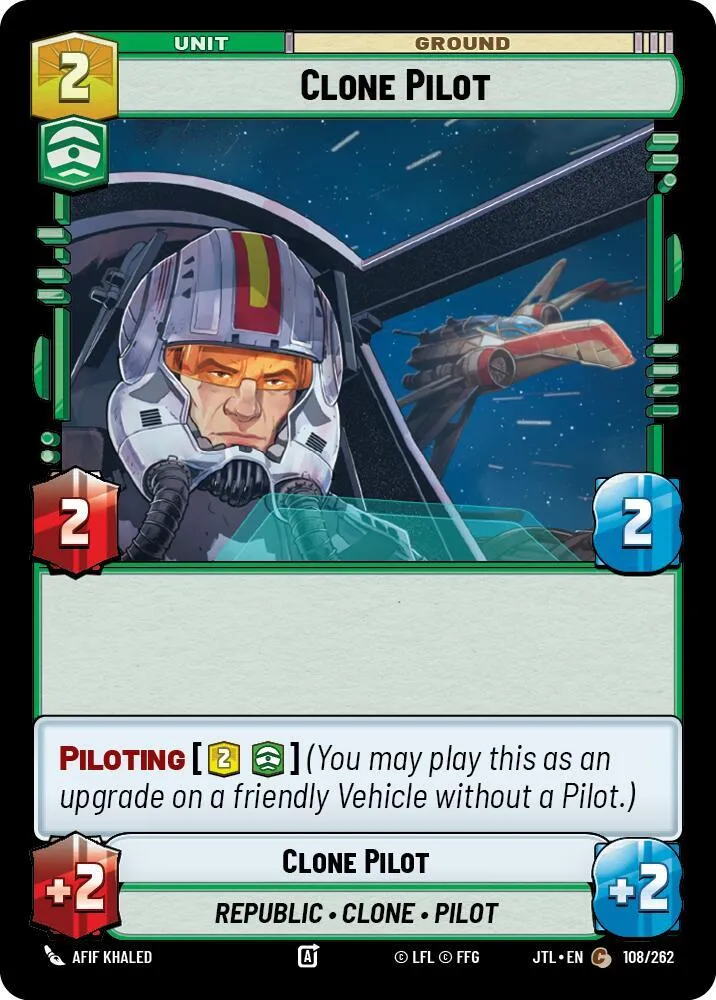 Pilote Clone — Jump to Lightspeed — Star Wars: Unlimited