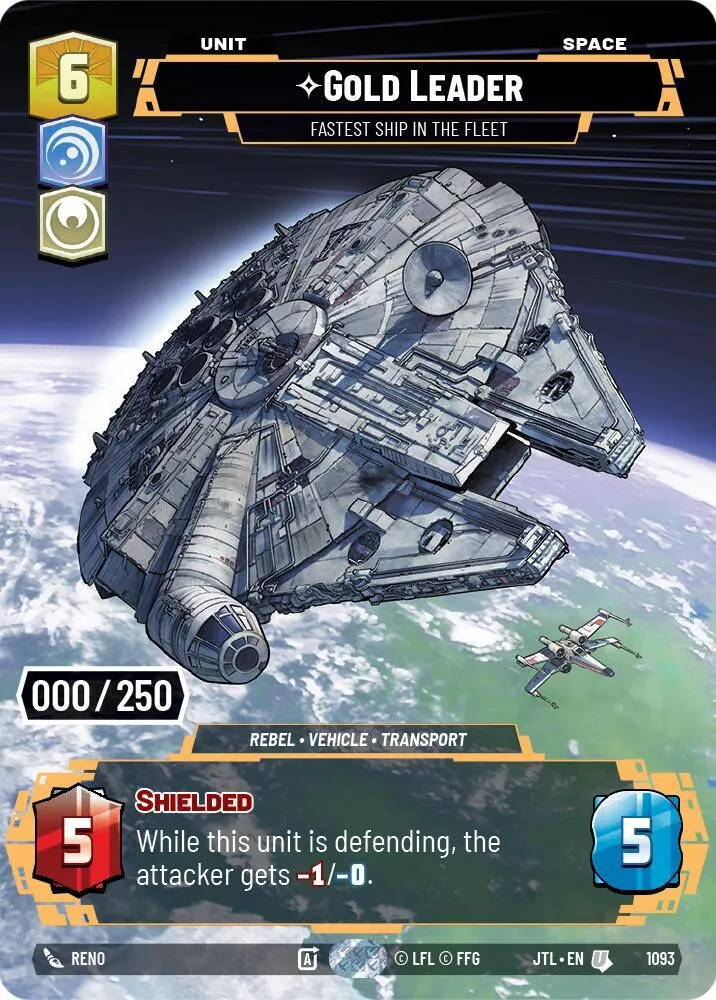 Gold Leader - Fastest Ship in the Fleet — Jump to Lightspeed — Star Wars: Unlimited