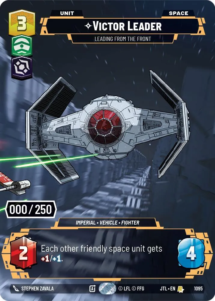 Victor Leader - Leading from the Front — Jump to Lightspeed — Star Wars: Unlimited