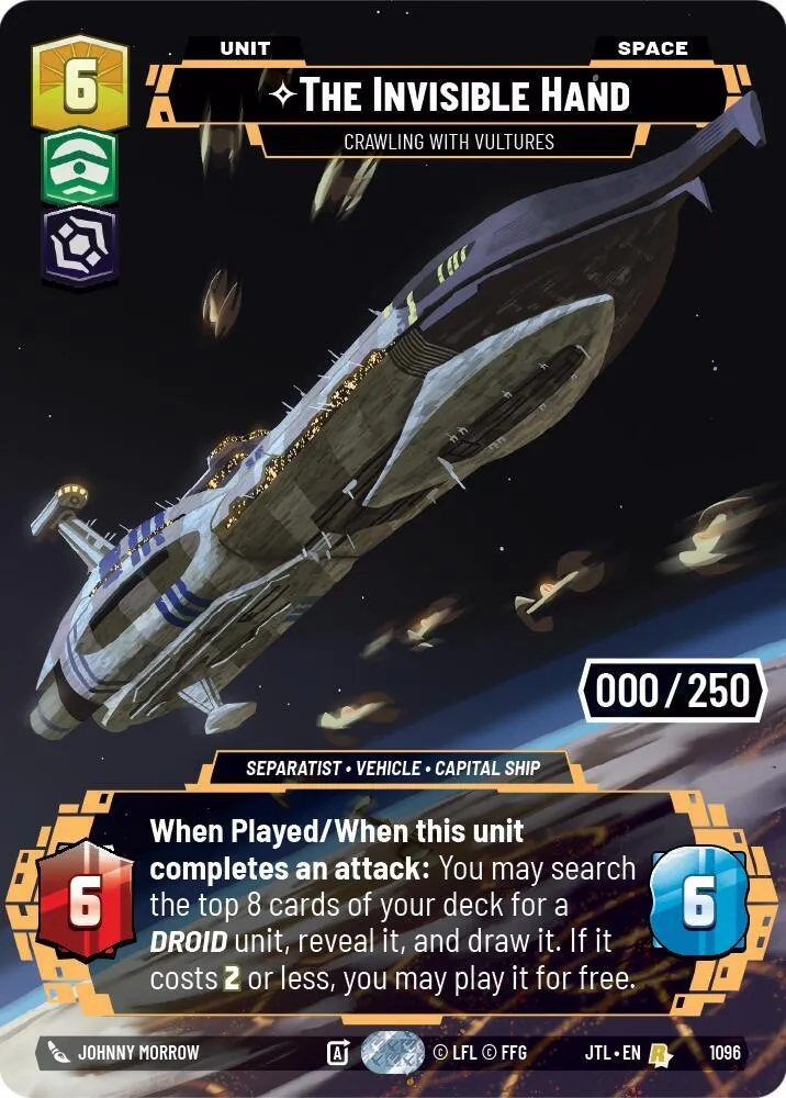 The Invisible Hand - Crawling With Vultures — Jump to Lightspeed — Star Wars: Unlimited