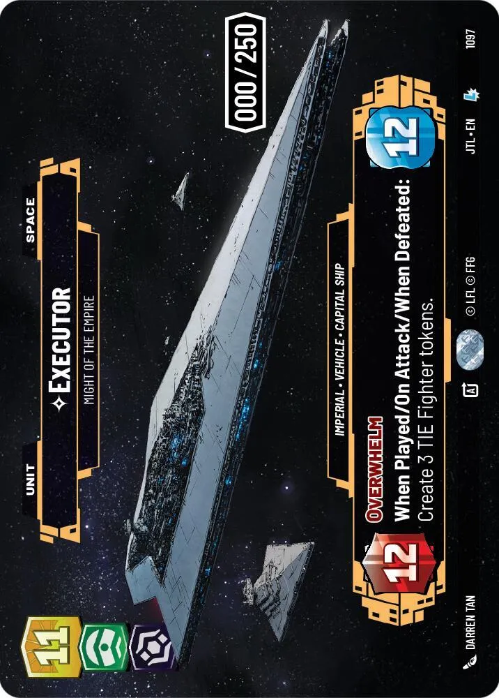 Executor - Might of the Empire — Jump to Lightspeed — Star Wars: Unlimited
