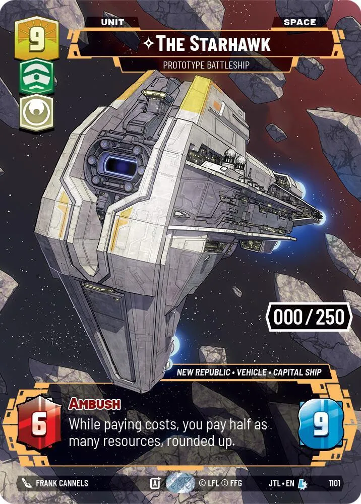 The Starhawk - Prototype Battleship — Jump to Lightspeed — Star Wars: Unlimited