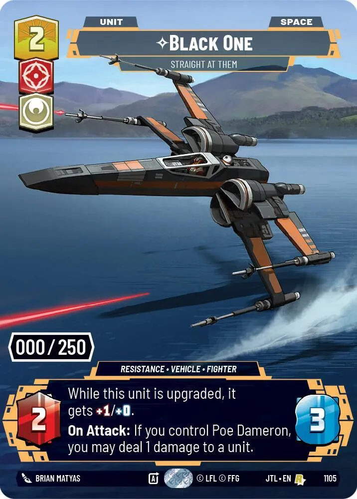 Black One - Straight At Them — Jump to Lightspeed — Star Wars: Unlimited