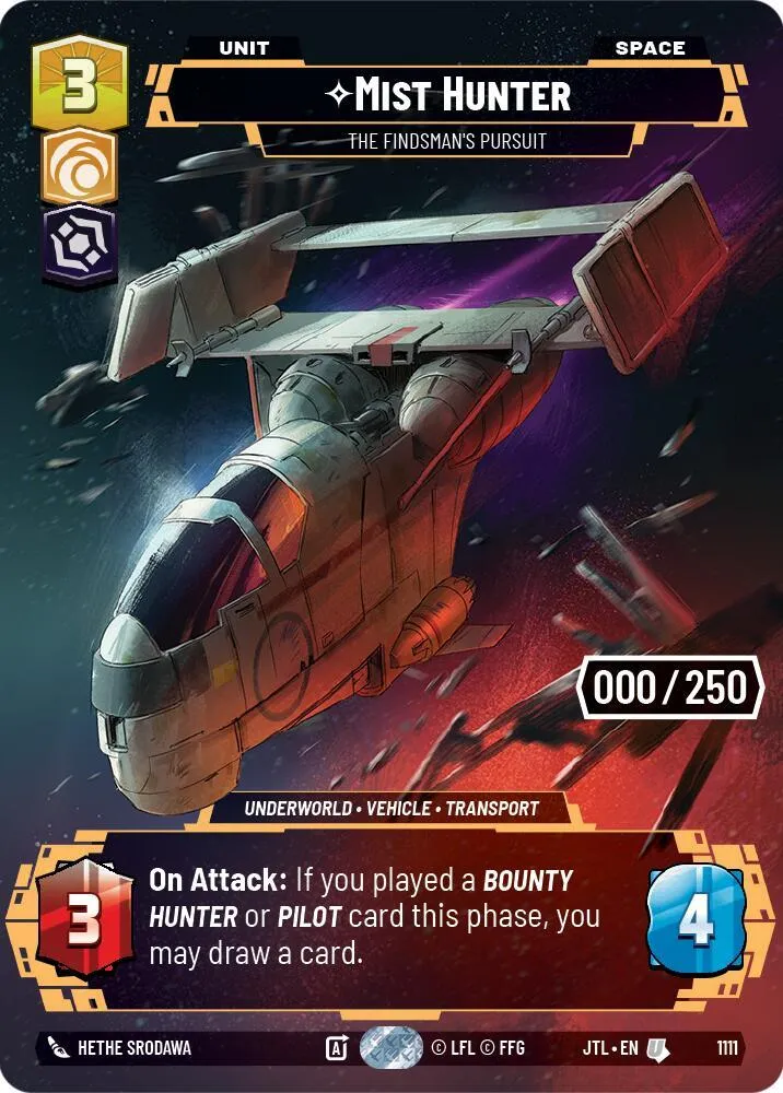Mist Hunter - The Findsman's Pursuit — Jump to Lightspeed — Star Wars: Unlimited