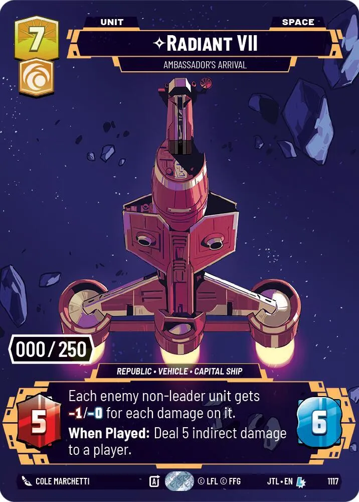 Radiant VII - Ambassadors' Arrival — Jump to Lightspeed — Star Wars: Unlimited