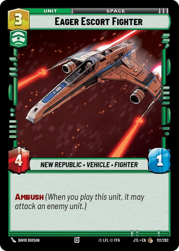 Chasseur d'Escorte Impulsif — Jump to Lightspeed — Star Wars: Unlimited