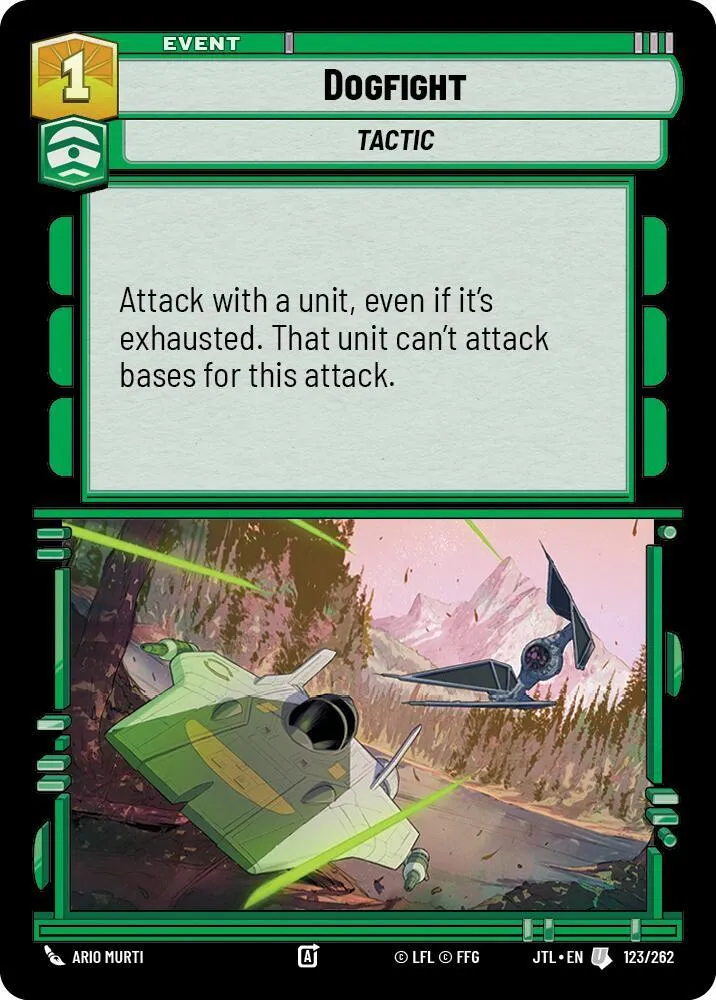 Duel Aérien — Jump to Lightspeed — Star Wars: Unlimited