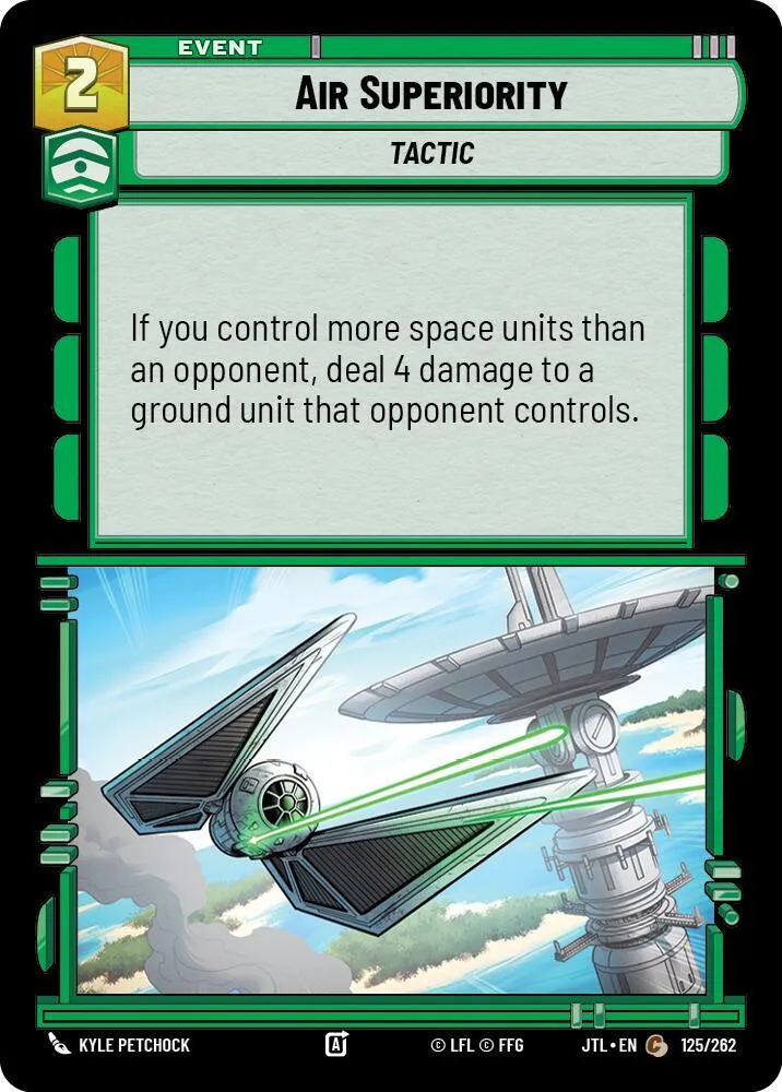 Supériorité Aérienne — Jump to Lightspeed — Star Wars: Unlimited