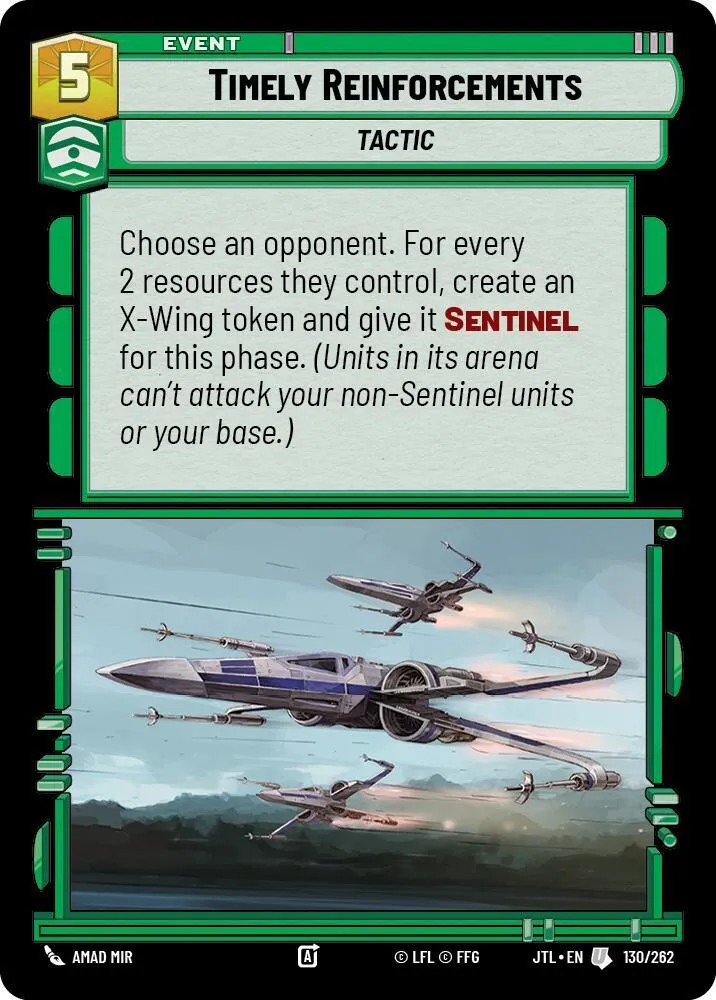 Renforts à Point Nommé — Jump to Lightspeed — Star Wars: Unlimited