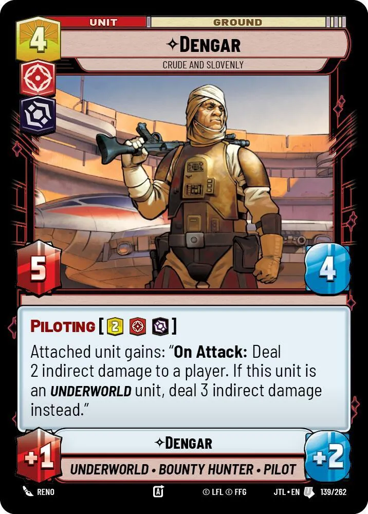 Dengar - Grossier Et Débraillé — Jump to Lightspeed — Star Wars: Unlimited