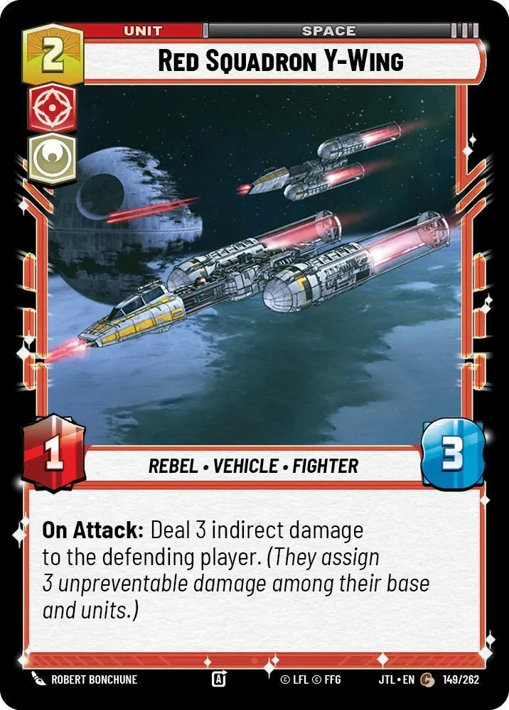 Y-Wing de l'Escadron Red — Jump to Lightspeed — Star Wars: Unlimited