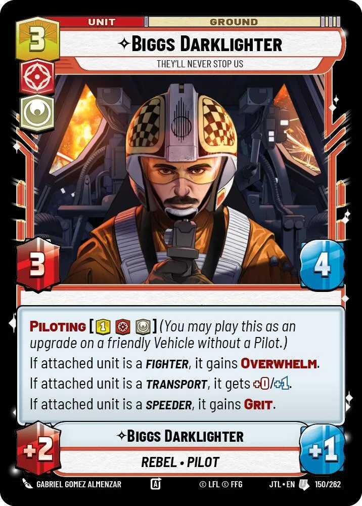 Biggs Darklighter - Ils Ne Nous Arrêteront Jamais — Jump to Lightspeed — Star Wars: Unlimited