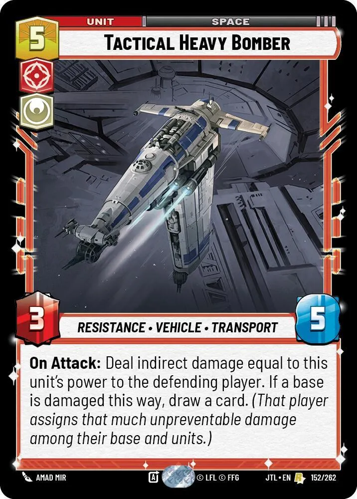 Tactical Heavy Bomber — Jump to Lightspeed — Star Wars: Unlimited