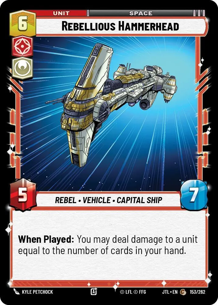 Hammerhead Rebelle — Jump to Lightspeed — Star Wars: Unlimited