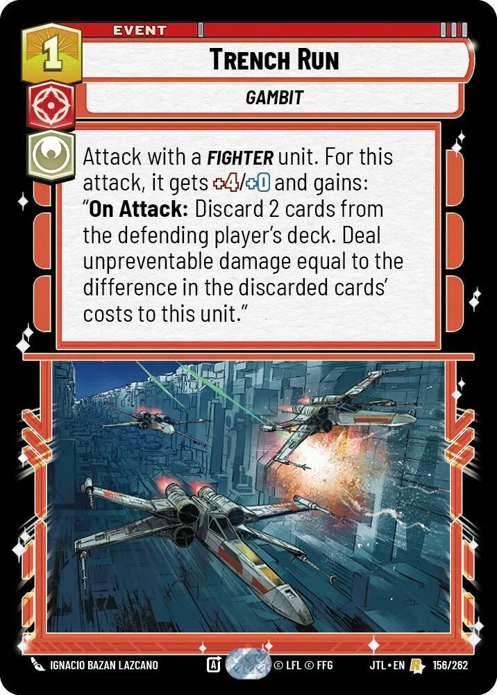 Course dans la Tranchée — Jump to Lightspeed — Star Wars: Unlimited