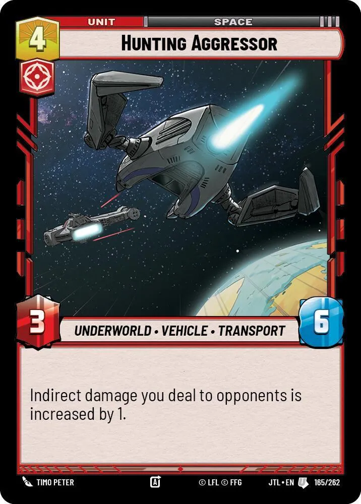 Aggressor en Chasse — Jump to Lightspeed — Star Wars: Unlimited