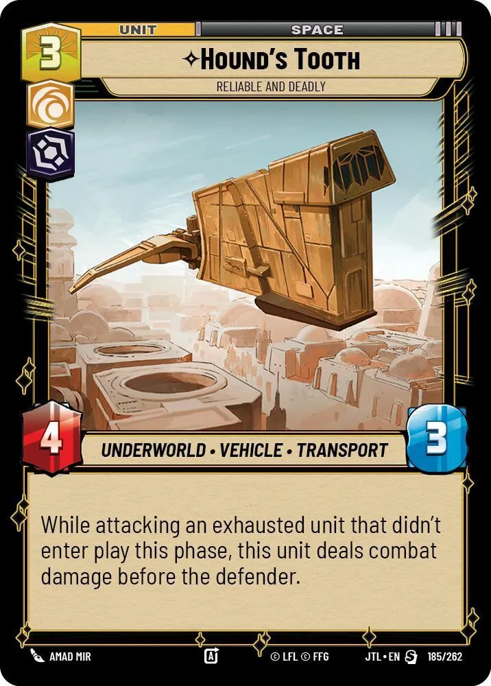 Hound's Tooth - Fiable Et Mortel from Jump to Lightspeed - Star Wars: Unlimited